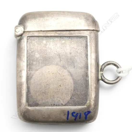STG SILVER PLAIN VESTA W SUSPENSION LOOP Birmingham 1893. 19gms