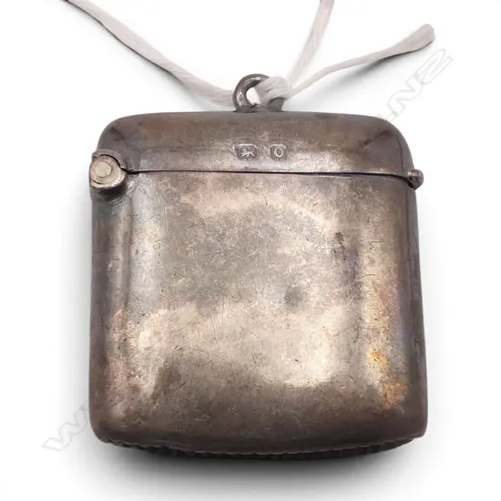 STG SILVER PLAIN VESTA W SUSPENSION LOOP Birmingham 1913. 17.4gms