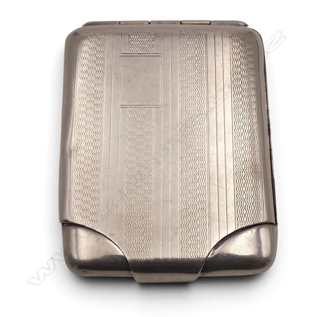 Birmingham 1931 SILVER ENGRAVED MATCHBOX BOX 22.4gms Image 1++