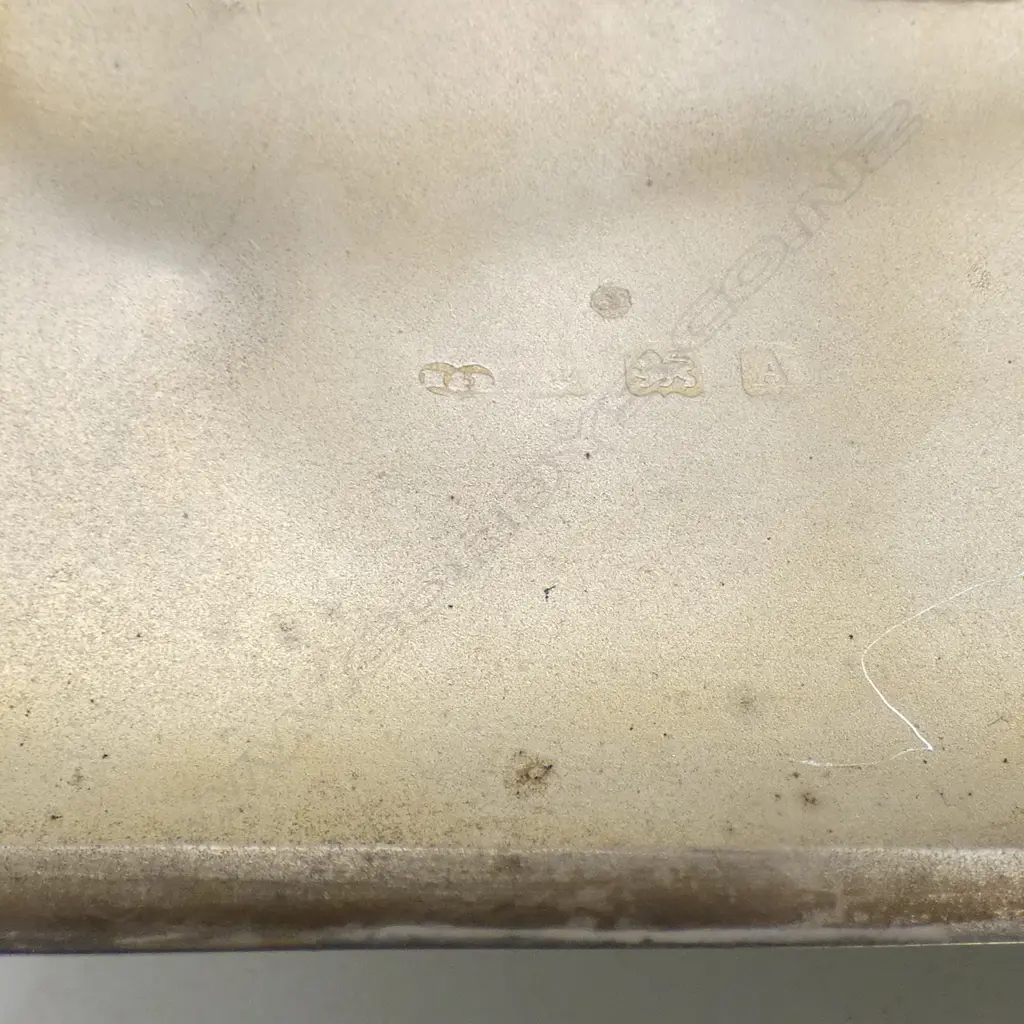EARLY 20thC STG SILVER CIG. CASE assay mark rubbed 58gms Image 1++