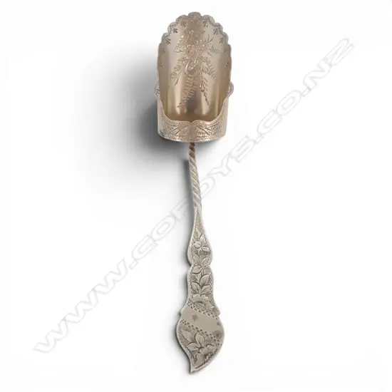 Birmingham 1896 SILVER TEA CADDY SCOOP 12.8gms