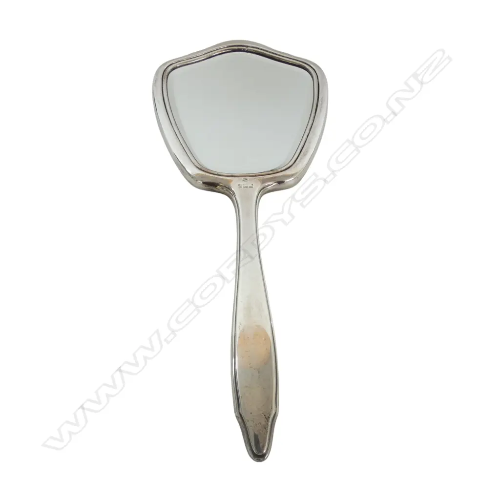 S/SILVER BACKED HAND MIRROR Image 1++