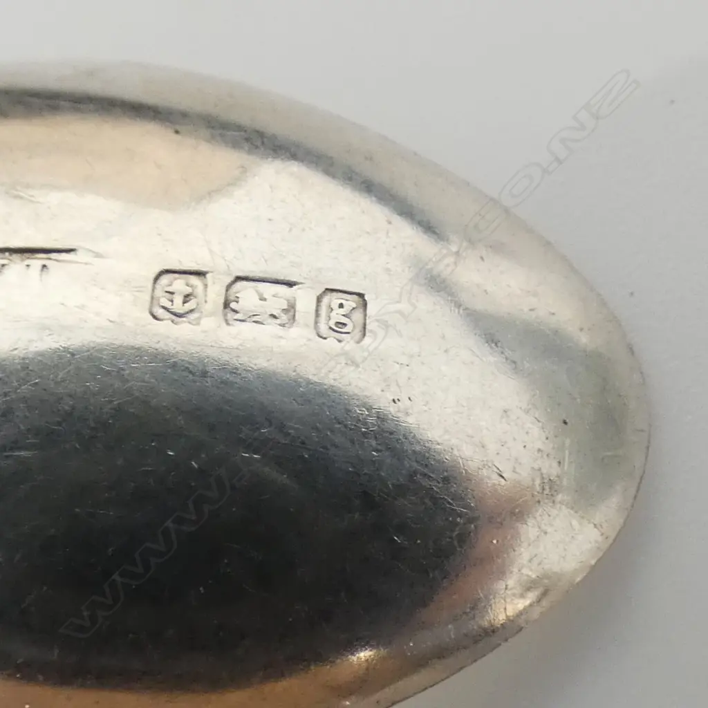 CASED SET 6 SILVER TEASPOONS Birmingham 1902. 30gms Image 1++