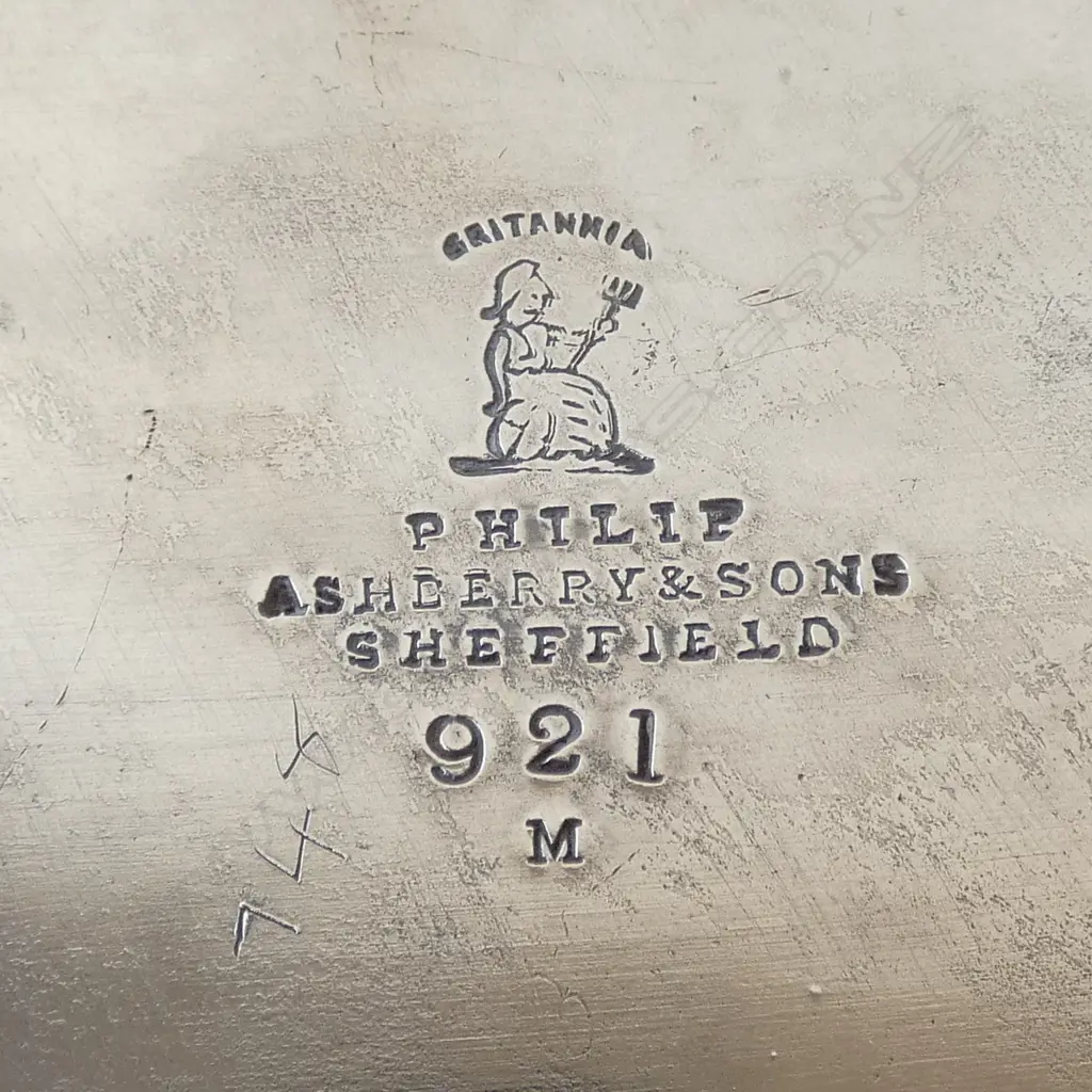 SILVER PLATE CHEESE WEDGE DISH L.250mm Image 1++
