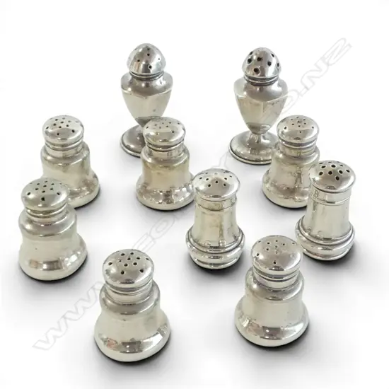 4 STG + 6 SILVER SALT & PEPPERS 91gms