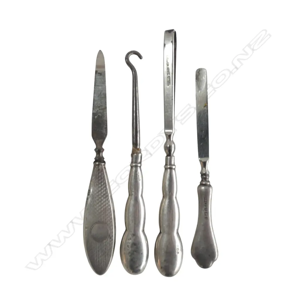 4 STG SILVER HANDLED PCS  Image 1++