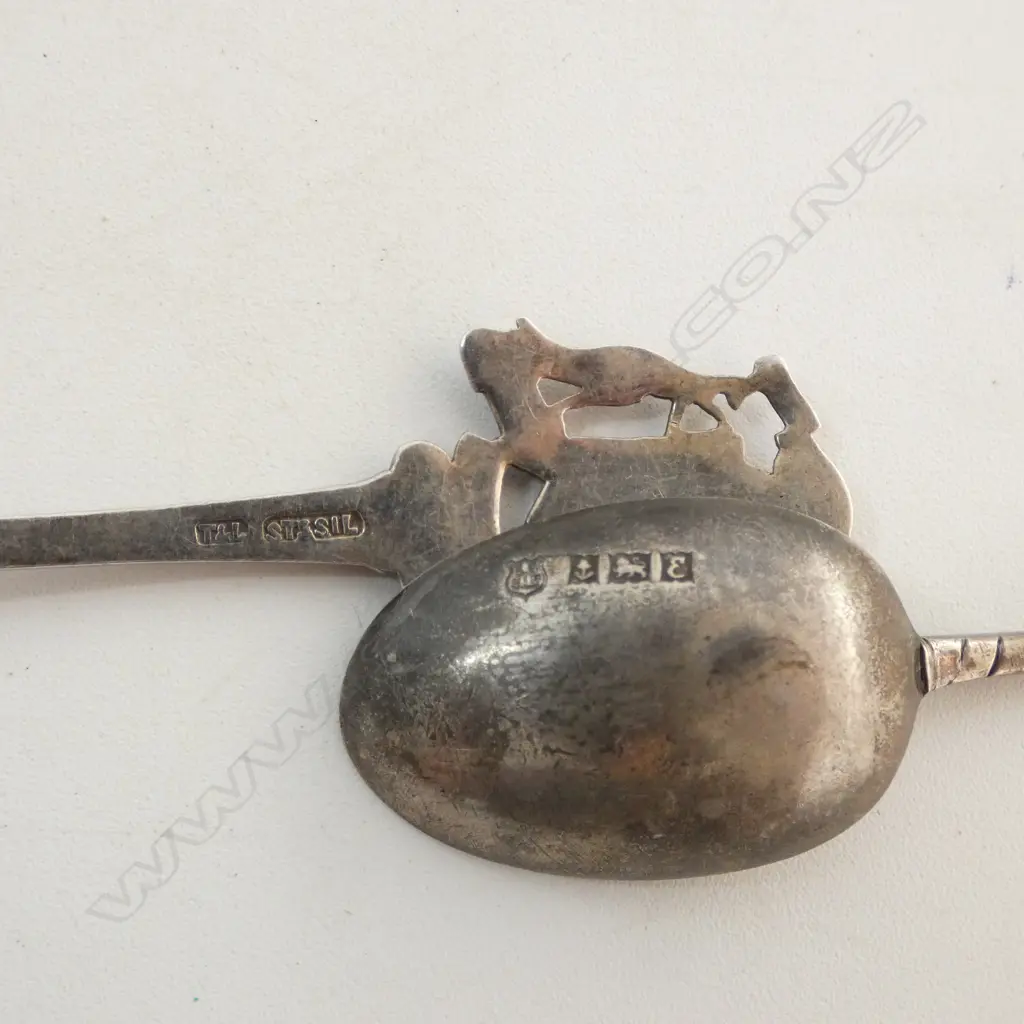 7 S/SILVER SOV TEASPOONS 76.3GMS Image 1++