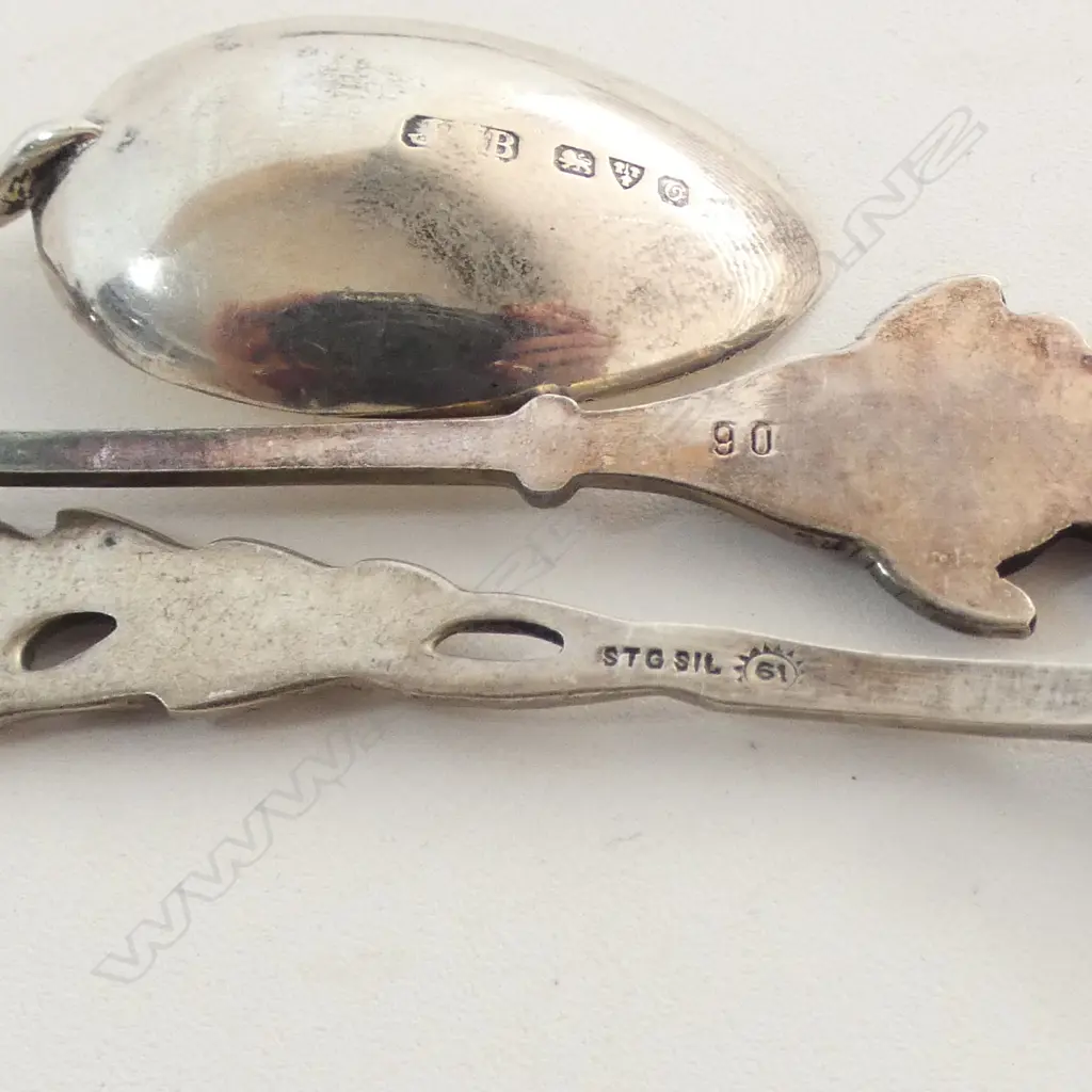 7 S/SILVER SOV TEASPOONS 76.3GMS Image 1++