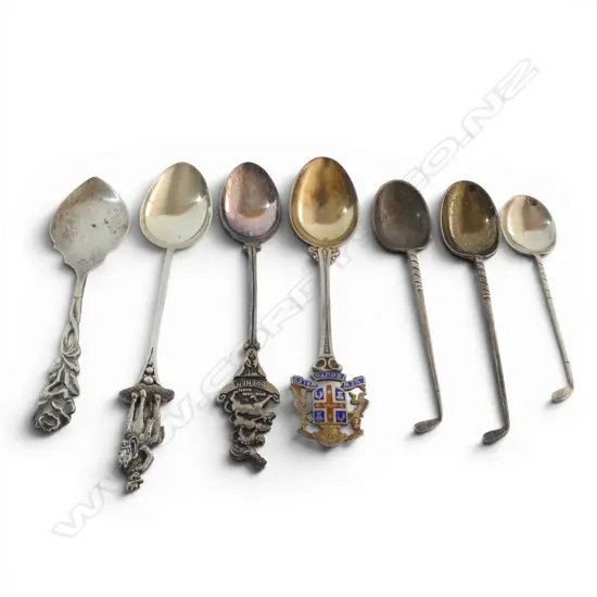 7 S/SILVER SOV TEASPOONS 76.3GMS
