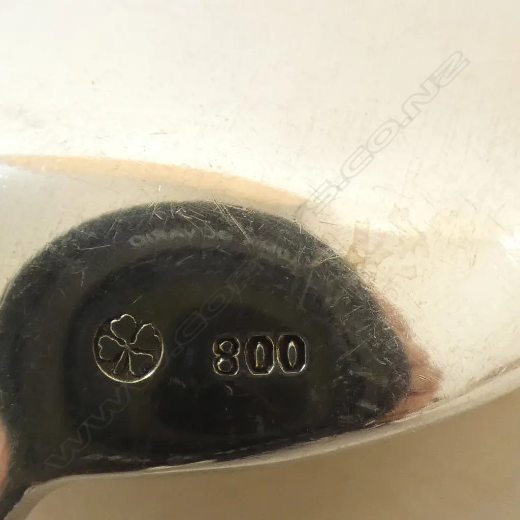 AUSTRIAN 800 SILVER SHOVEL SHAPED SERVING SPOON GILT BOWL MAKER ALEXANDER STURM 74.2GMS Image 1++