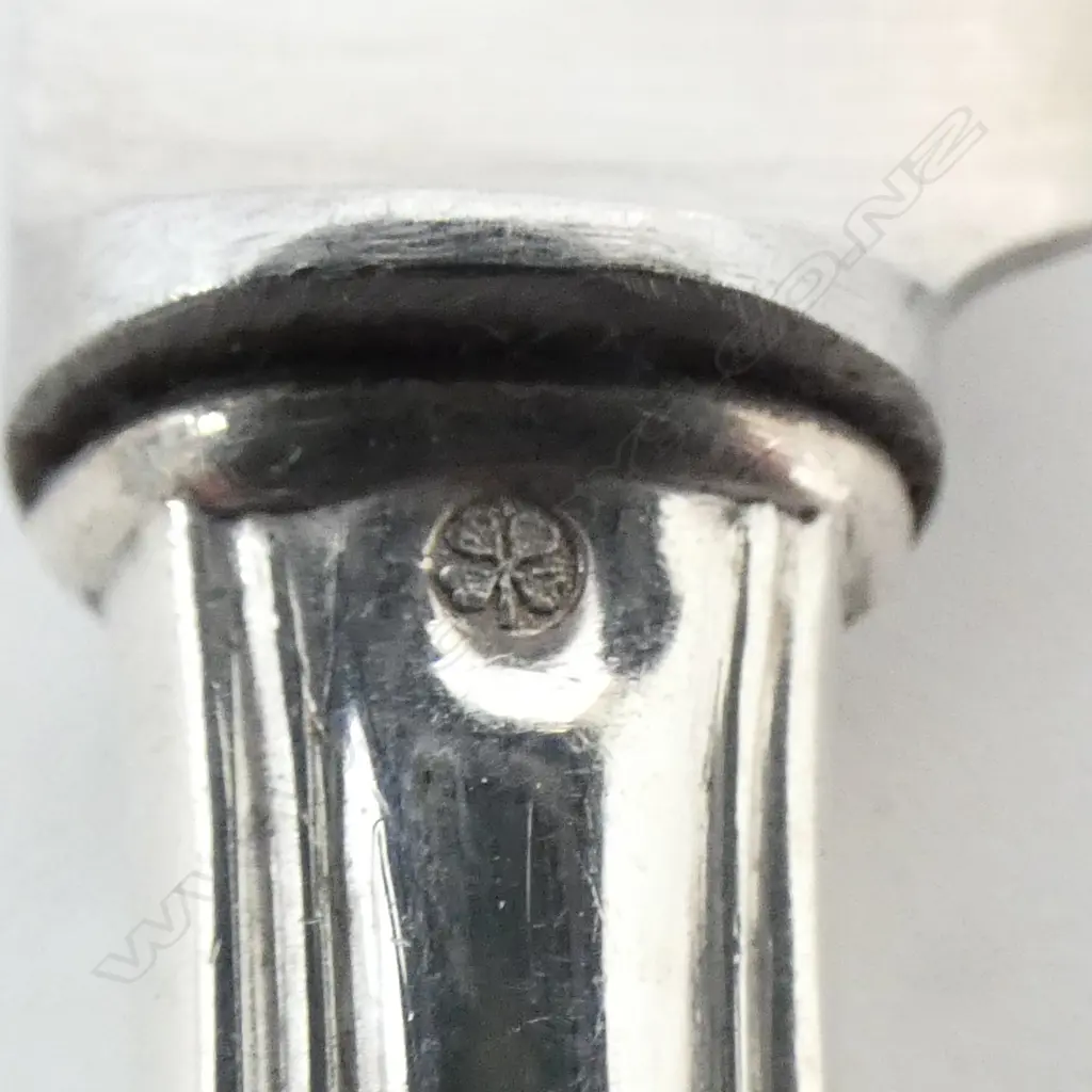 AUSTRIAN 800 SILVER HANDLED 6 KNIVES ALEXANDER STURM MAKER 324 GMS TOTAL WIEGHT Image 1++