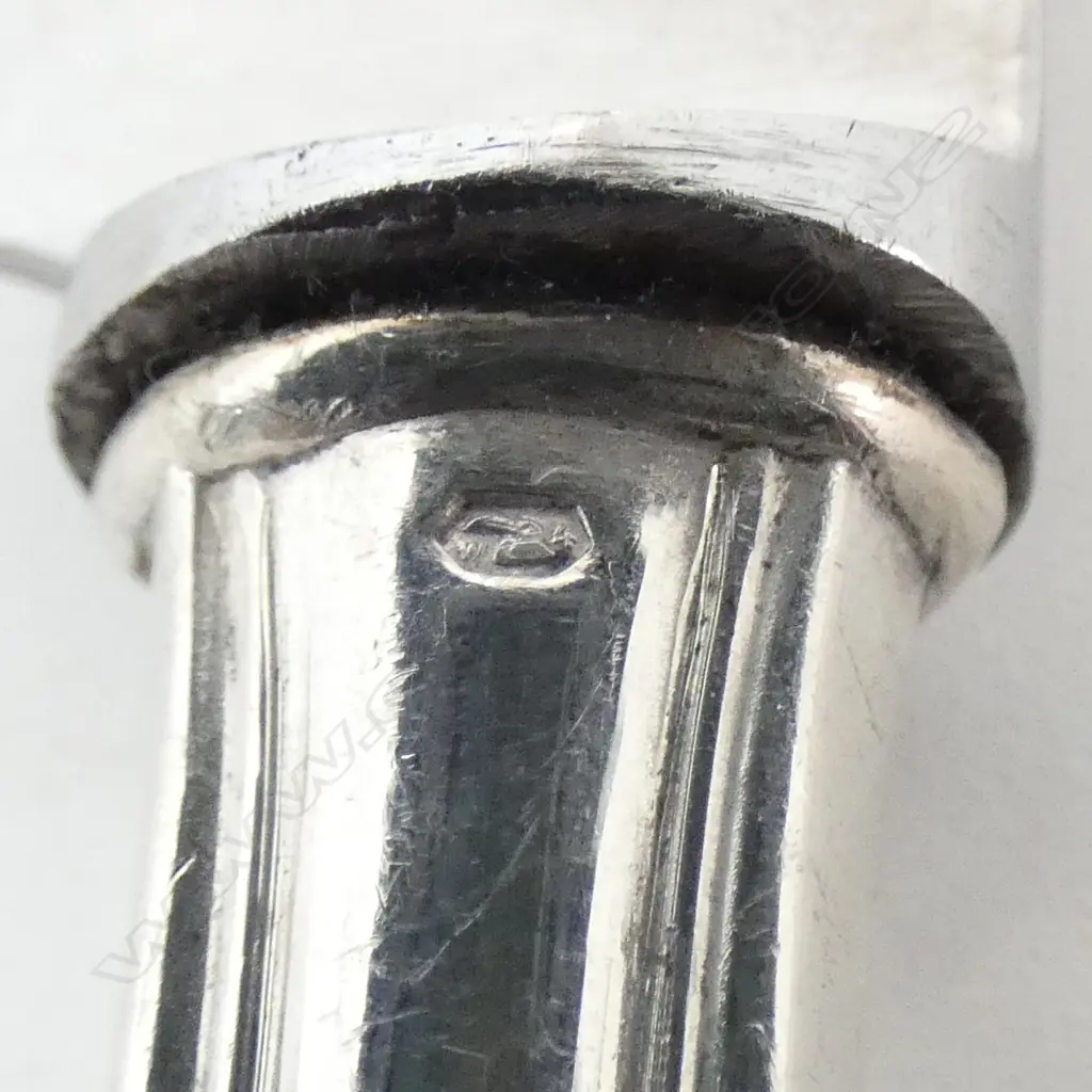 AUSTRIAN 800 SILVER HANDLED 6 KNIVES ALEXANDER STURM MAKER 324 GMS TOTAL WIEGHT Image 1++