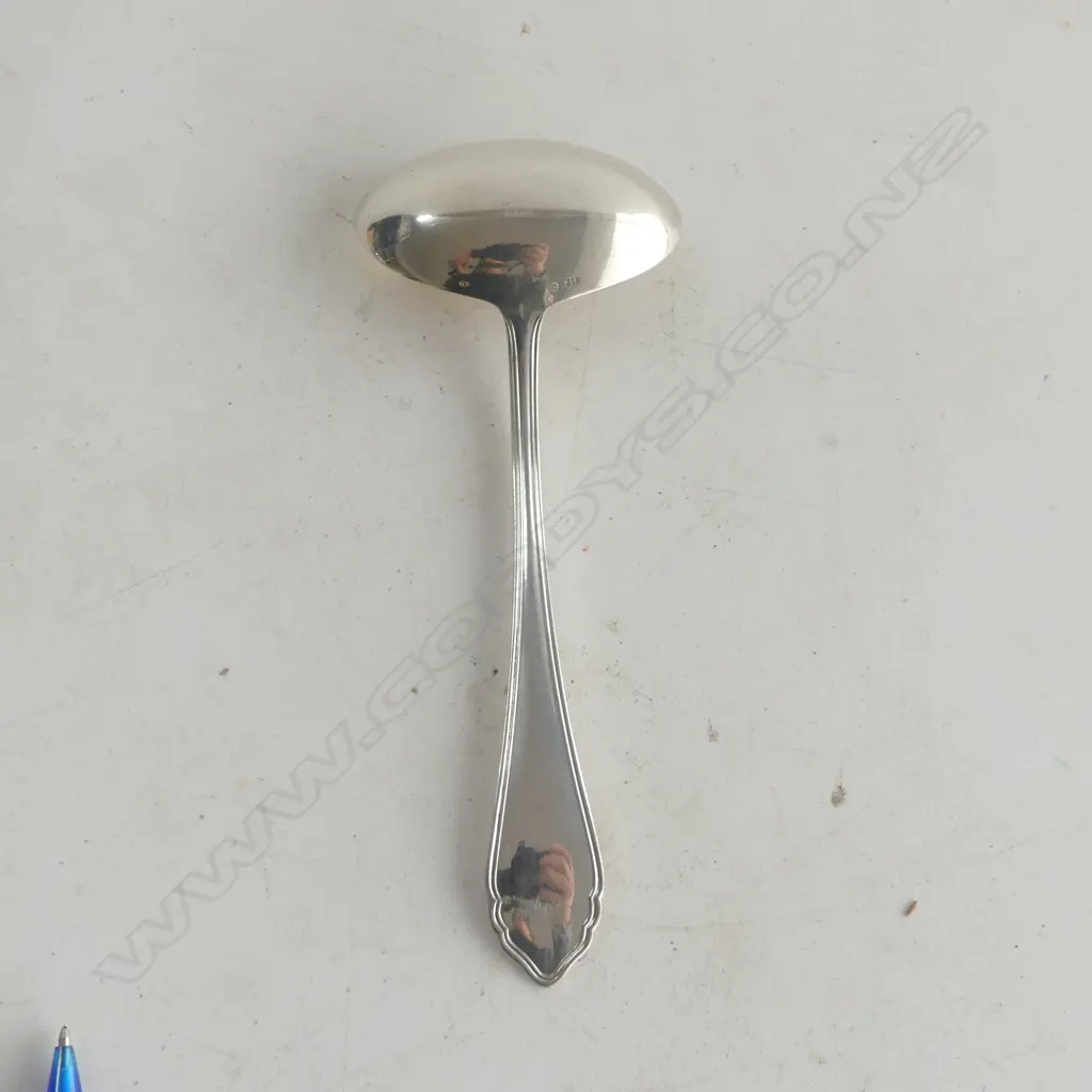 AUSTRIAN 800 SILVER LADLE GILT BOWL MAKER ALEXANDER STURM 75.9GMS Image 1++