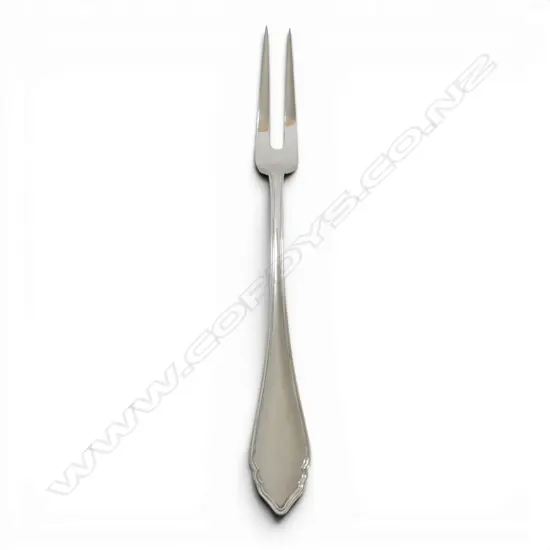 AUSTRIAN 800 SILVER LARGE SERVING FORK  L247MM MAKER ALEXANDER STURM 82.1GMS