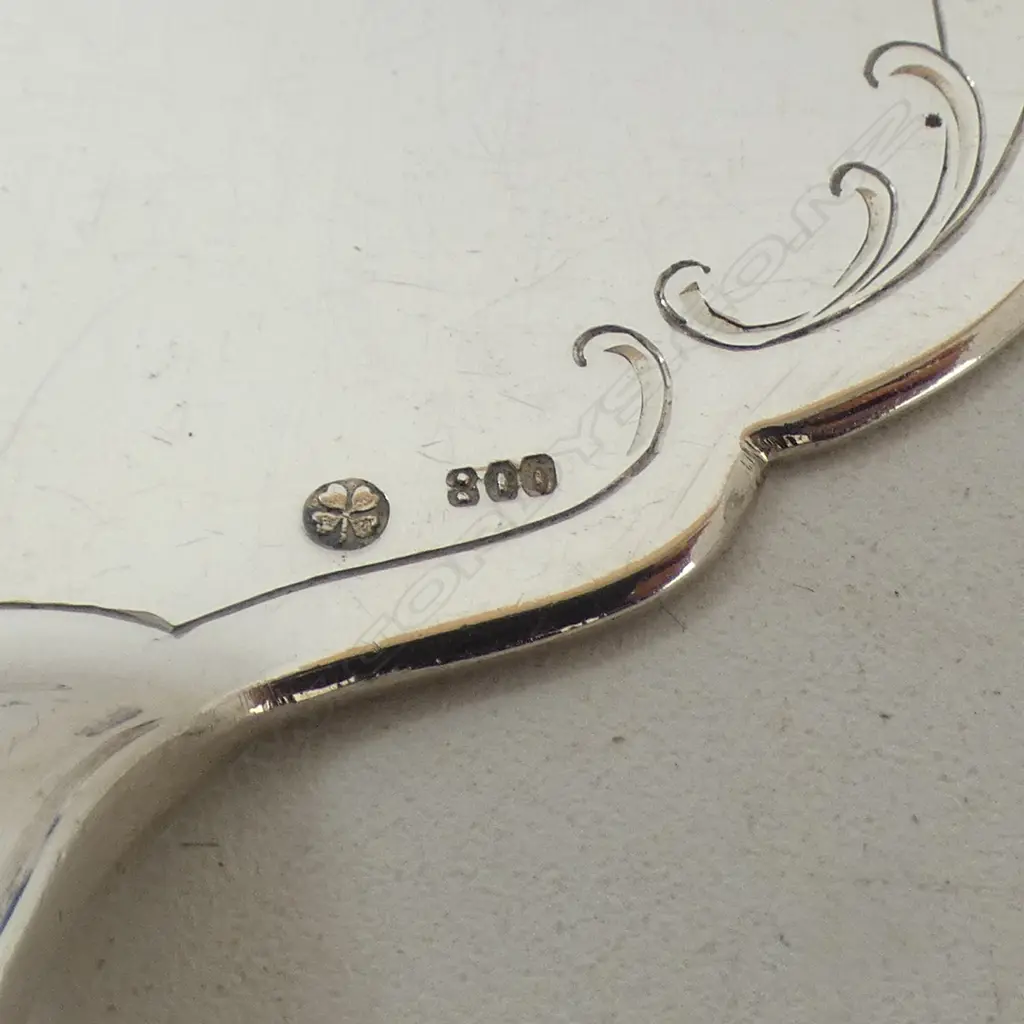 AUSTRIAN 800SILVER CAKE OR PIE SERVING SLICE L275MM MAKER ALEXANDER STURM 118.5GMS Image 1++