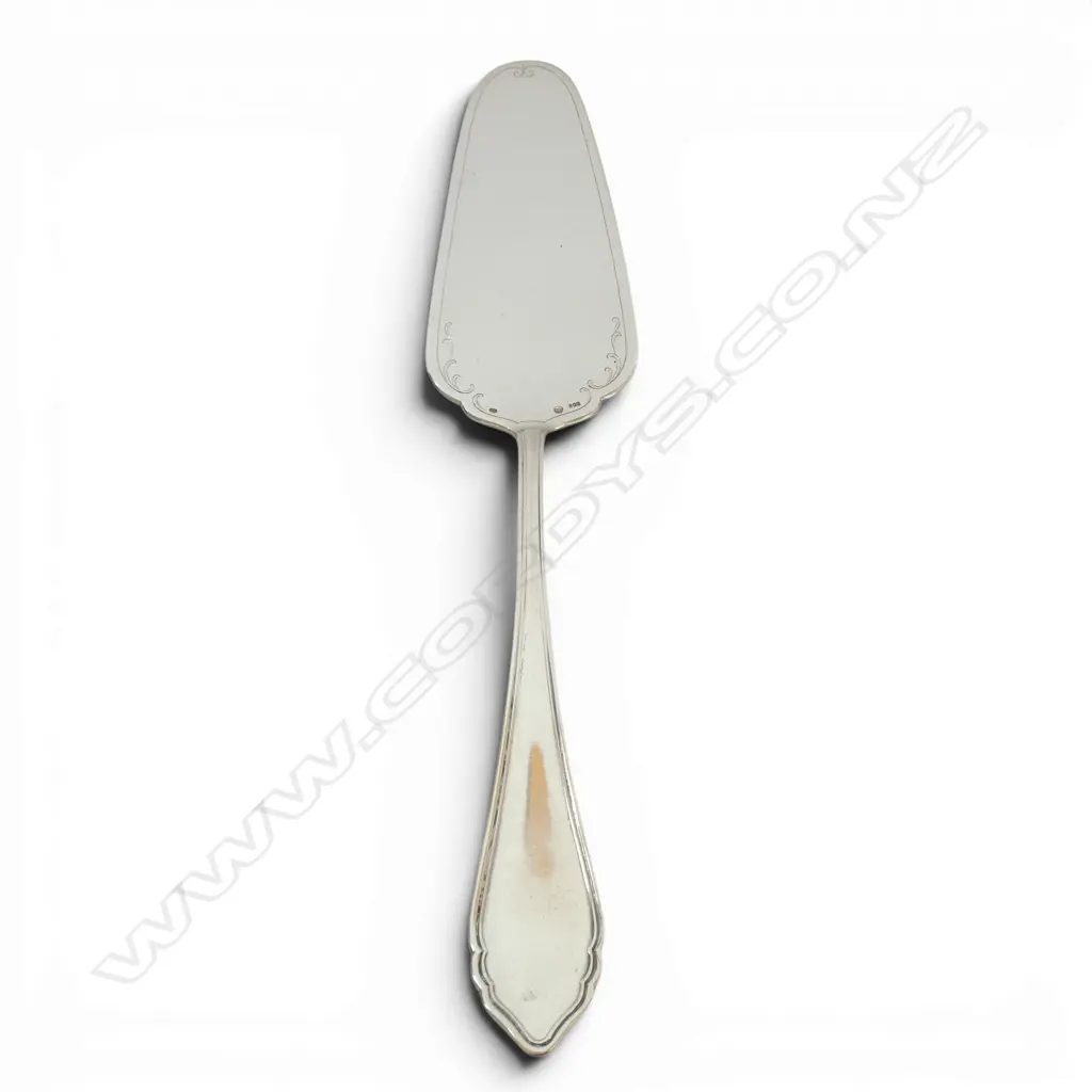 AUSTRIAN 800SILVER CAKE OR PIE SERVING SLICE L275MM MAKER ALEXANDER STURM 118.5GMS Image 1++