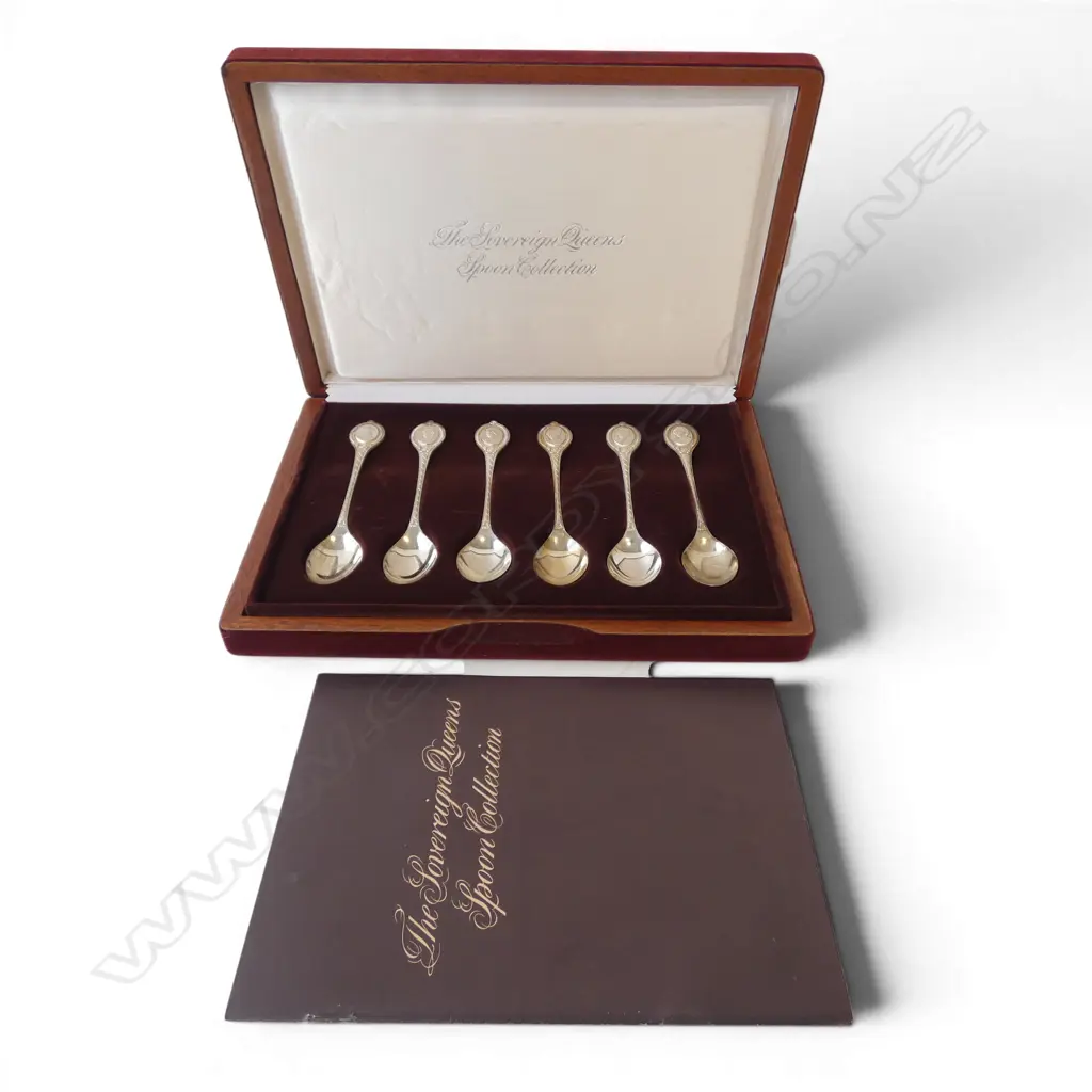 SOVEREIGN QUEENS STG SILVER SPOON COLLECTION, 155gms Image 1++
