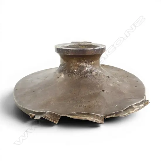 SILVER INKWELL BODY scrap silver only no inner. 213gms