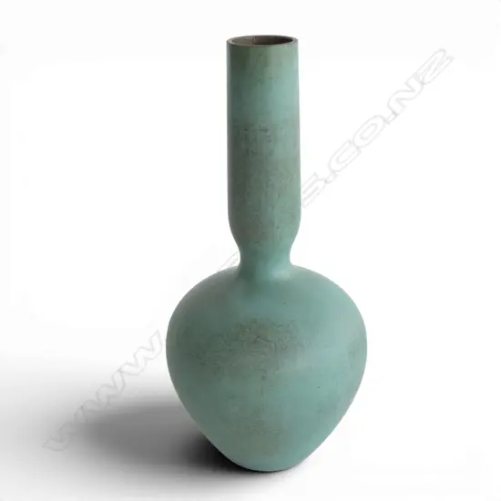 VINTAGE JAPANESE BRONZE VASE, stamped to base, H.250mm