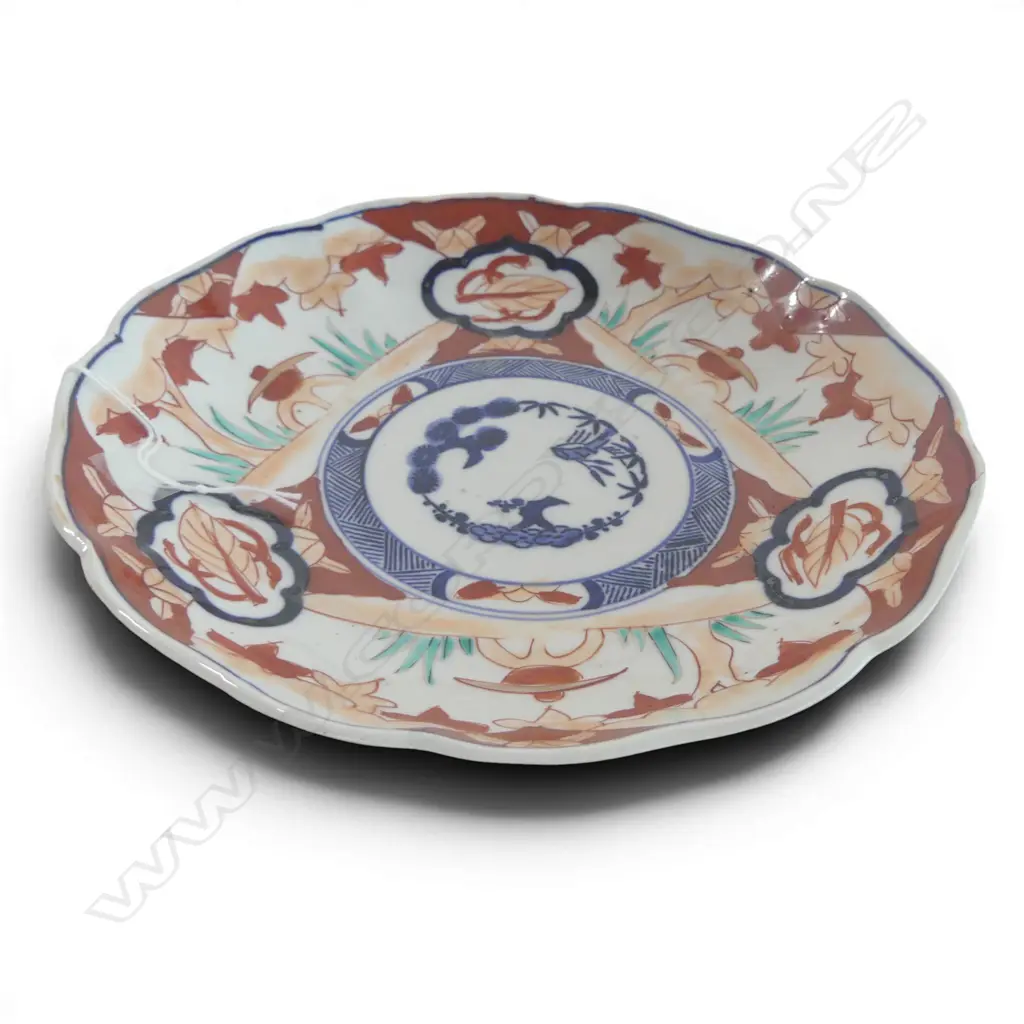19TH CENTURY JAPANESE IMARI PLATE DIA215MM Image 1++