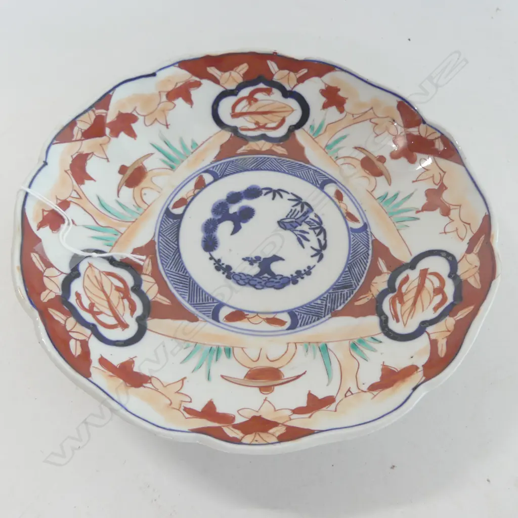 19TH CENTURY JAPANESE IMARI PLATE DIA215MM Image 1++