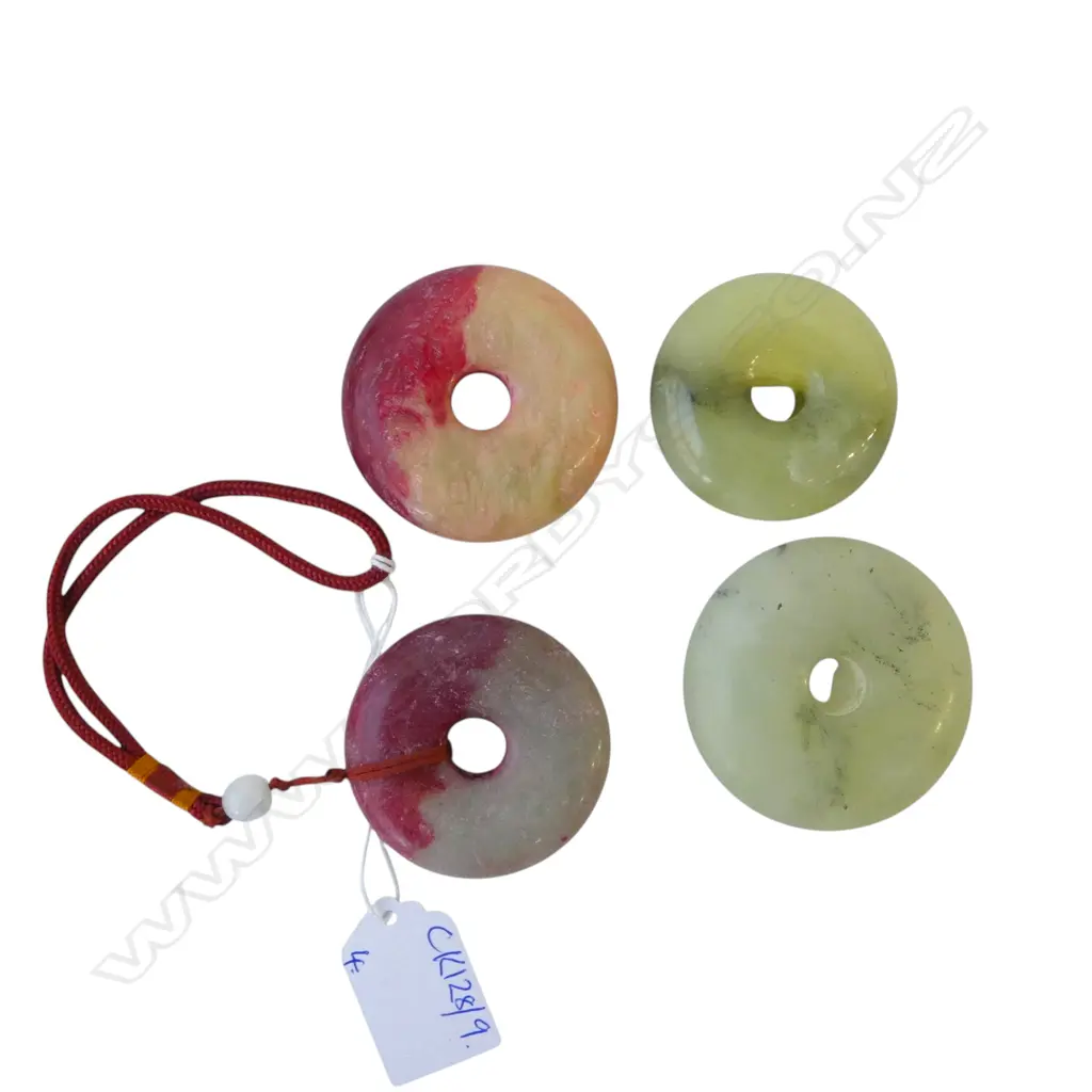 4 JADE DISKS 60mm dia Image 1++