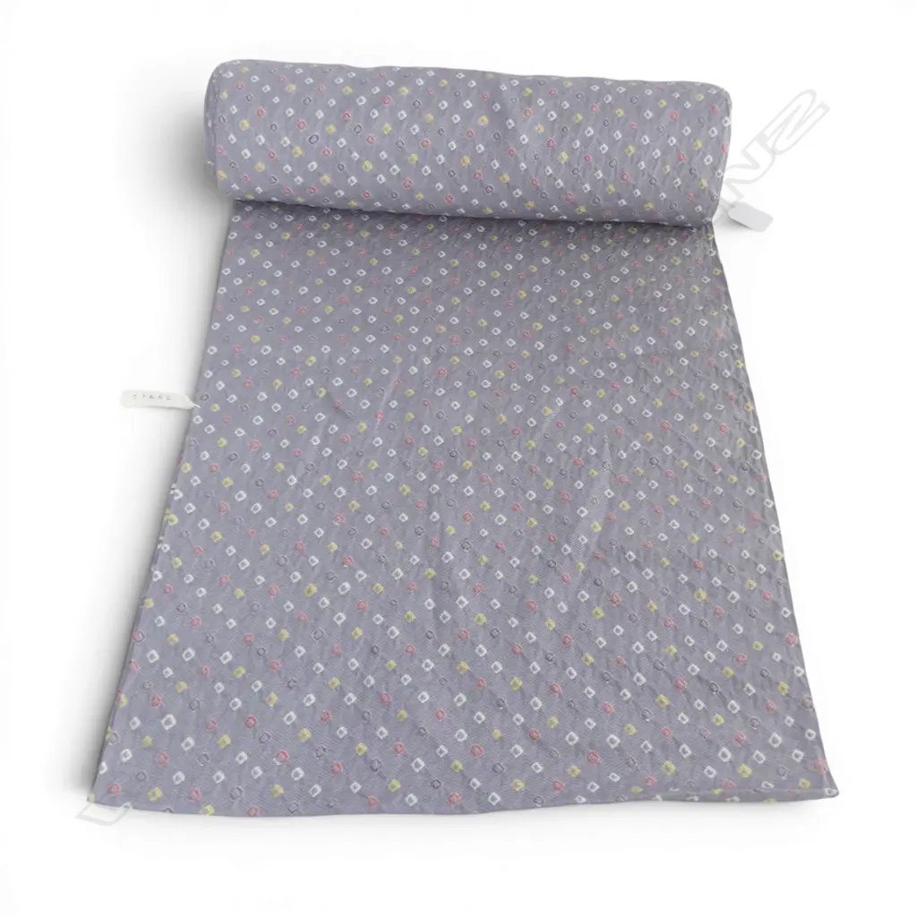 Unused 1980's NISHIJIN TEXTILE (Kyoto) JAPANESE SILK ROLL L.12M W.370mm. New old stock Image 1++