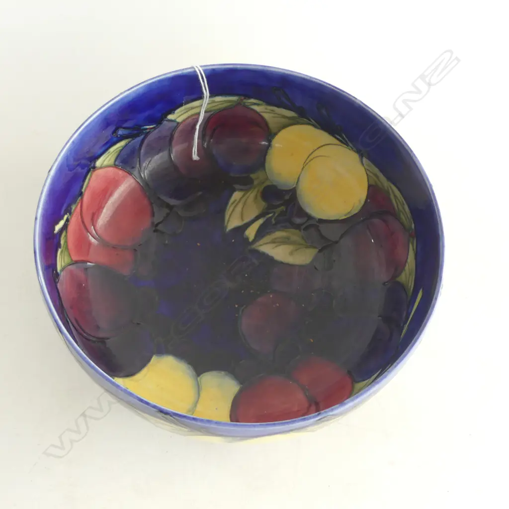 MOORCROFT FRUIT BOWL base signed Dia.210mm Image 1++
