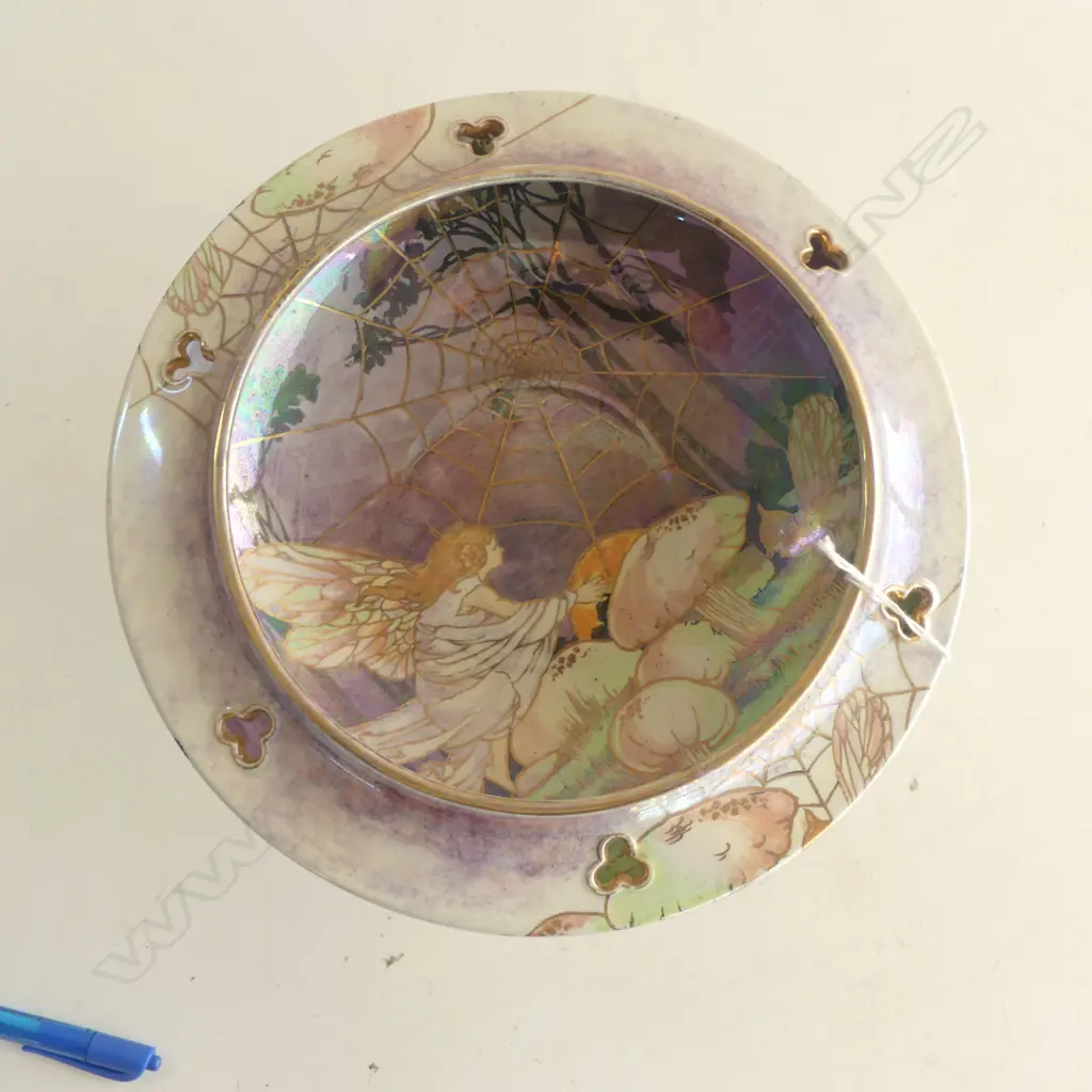 GRIMWADES BYZANTA WARE 'CECIL' FAIRYLAND LUSTRE COMPORT H.130mm 225mm dia  Image 1++