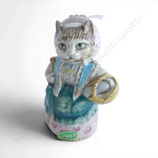 BESWICK BEATRIX POTTER COUSIN RIBBY, GOLD BACKSTAMP H.90mm