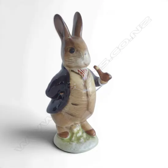 BESWICK BEATRIX POTTER; MR BENJAMIN BUNNY, GOLD BACKSTAMP H.110mm