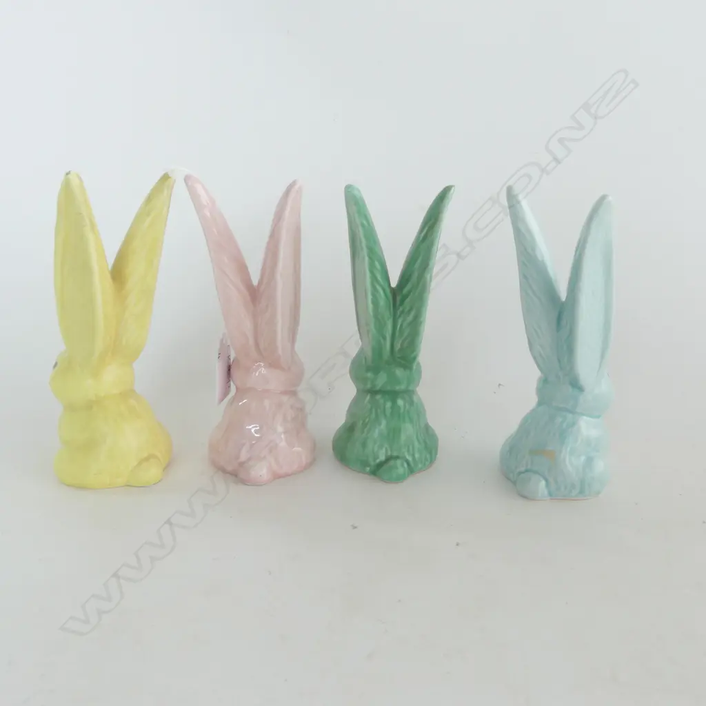 4 SYLVAC BUNNY RABBITS #1298 H.145mm Image 1++