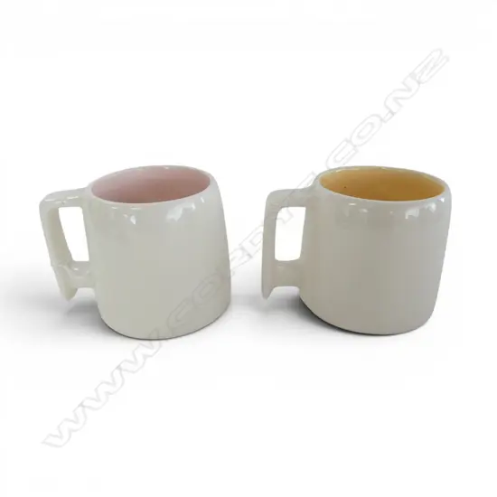 2 O.C. STEPHENS ART DECO MUGS