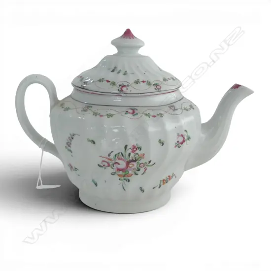 19THC NEWHALL TEA POT some chips to lid