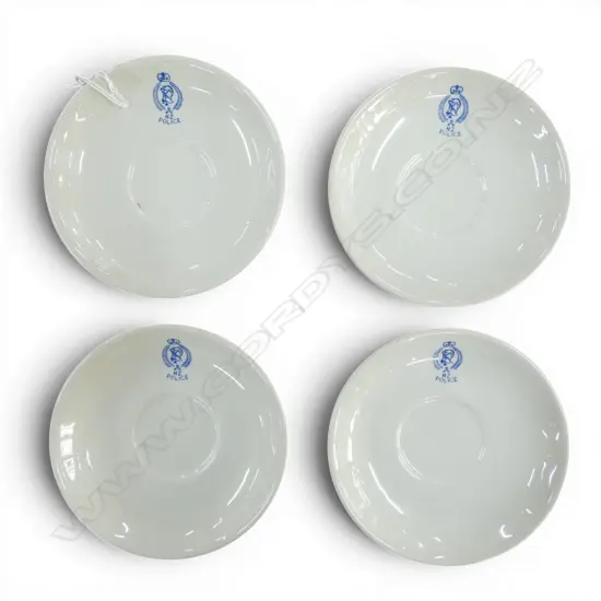 4 CROWN LYNN NZ POLICE SAUCERS 145mm dia