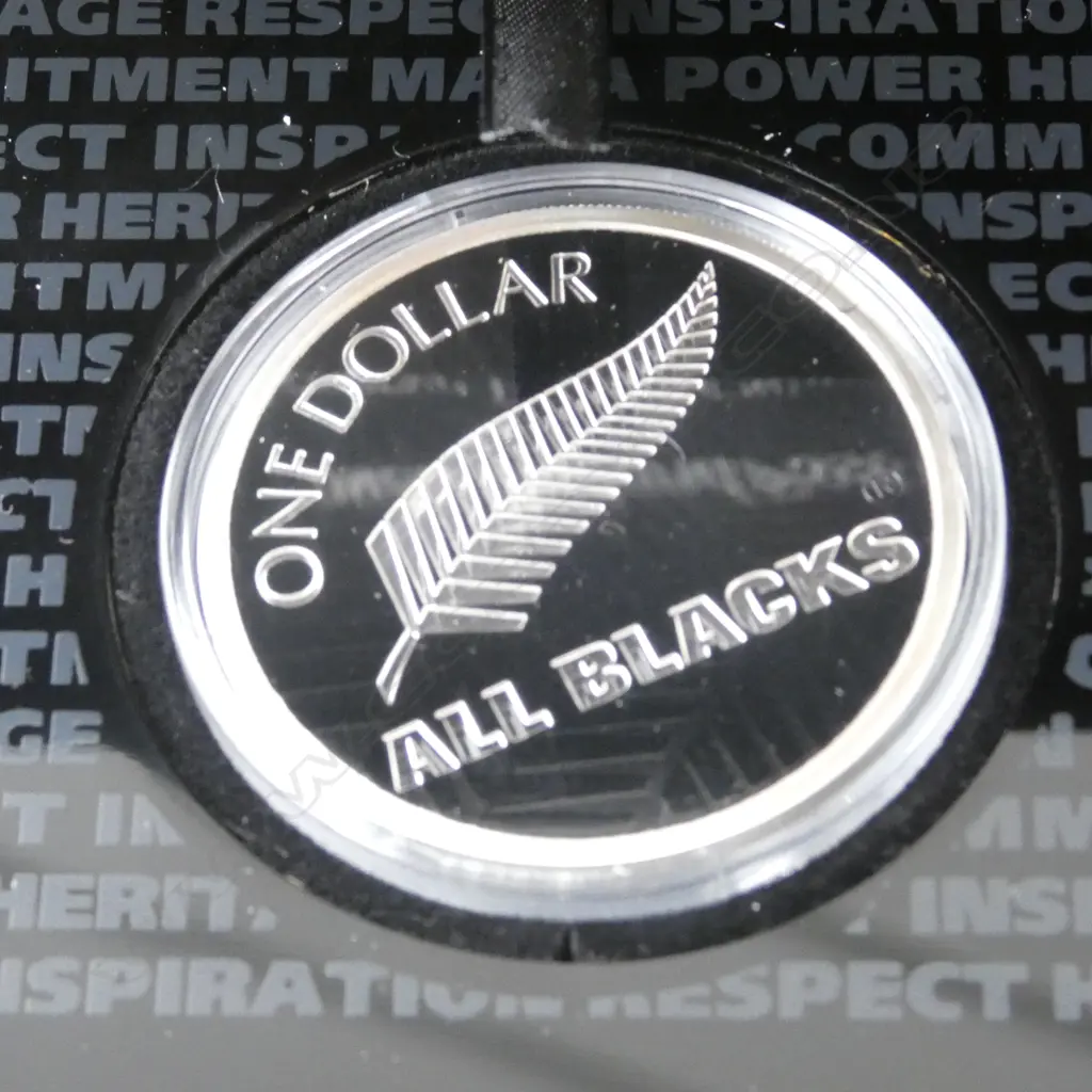 .999 SILVER NZ ALL BLACKS COIN 1OZ Image 1++
