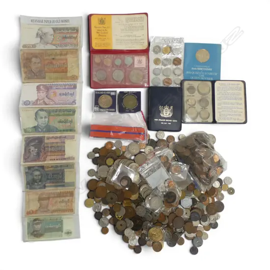 BAG ASST. WORLD COINS ETC