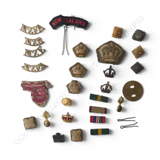 ASST. N.Z. MILITARY BADGES, PINS etc