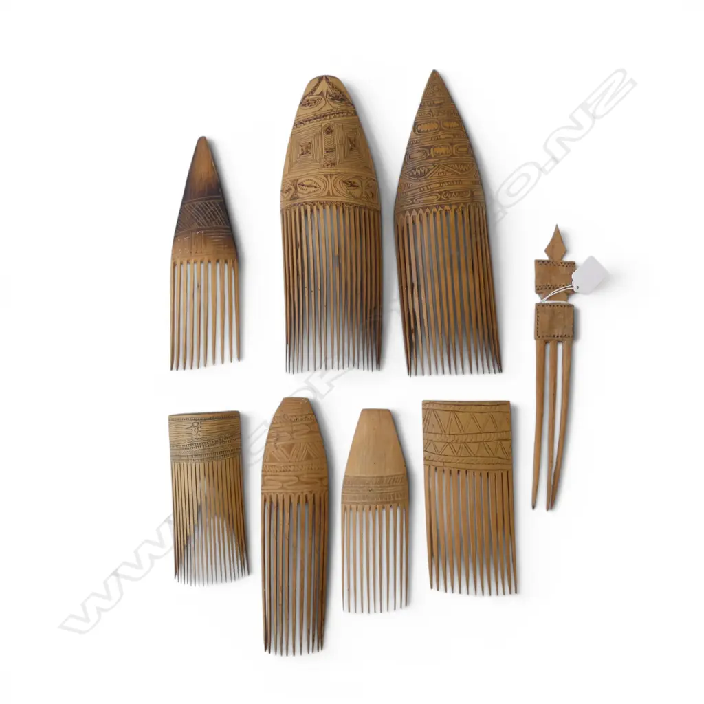 7 BAMBOO COMBS L.260mm Image 1++
