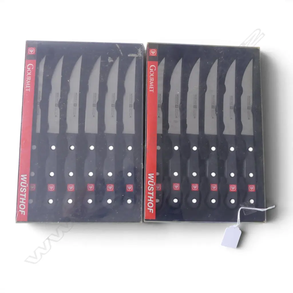 2 SETS OF 6 BOXED GERMAN WUSTHOF 'GOURMET' KNIVES Image 1++