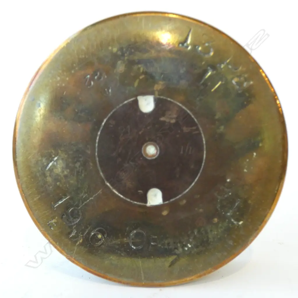 WWI FRENCH TRENCH ART DISH Dia.90mm Image 1++
