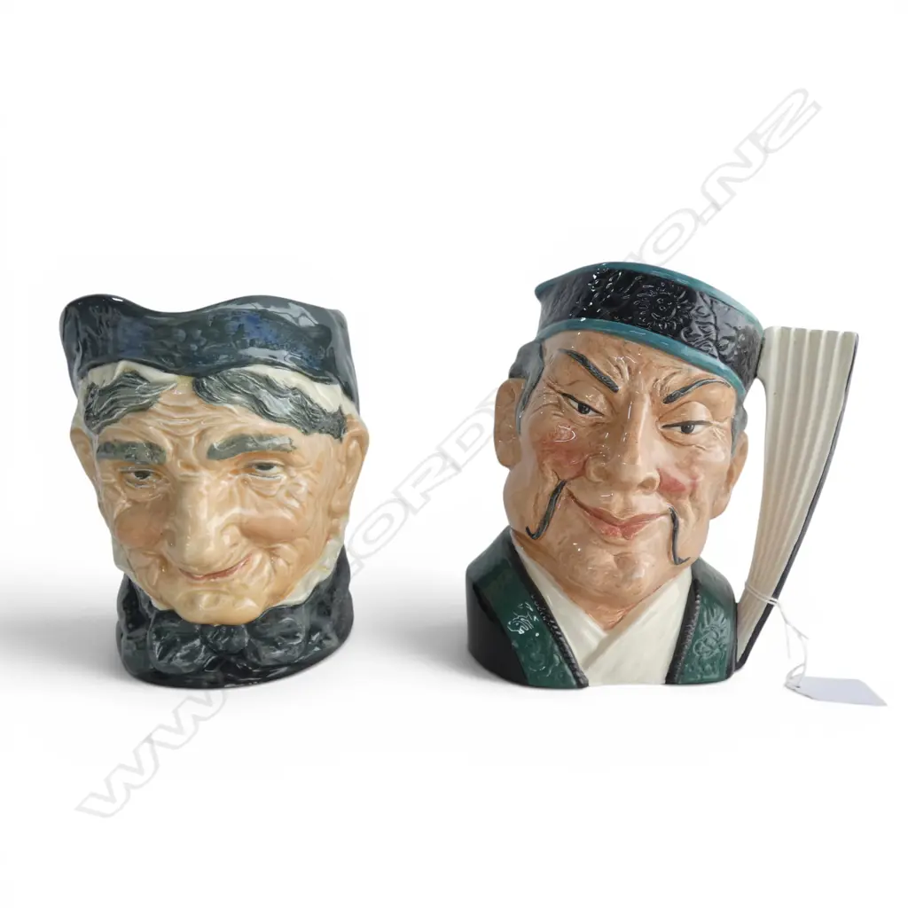 2 LARGE SIZE RD CHARACTER JUGS  GRANNY & THE MIKARDO H190MM Image 1++