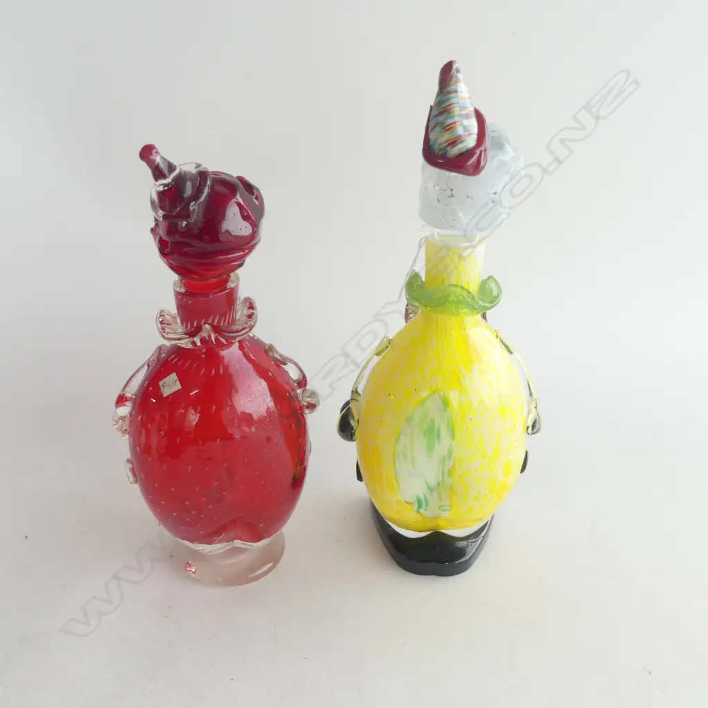 2 MURANO? ART GLASS DECANTERS H.360mm Image 1++