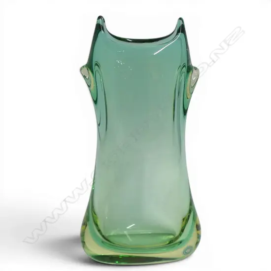 HAND MADE HEAVY VENTIAN GLASS VASE MADE IN ITALY H300MM