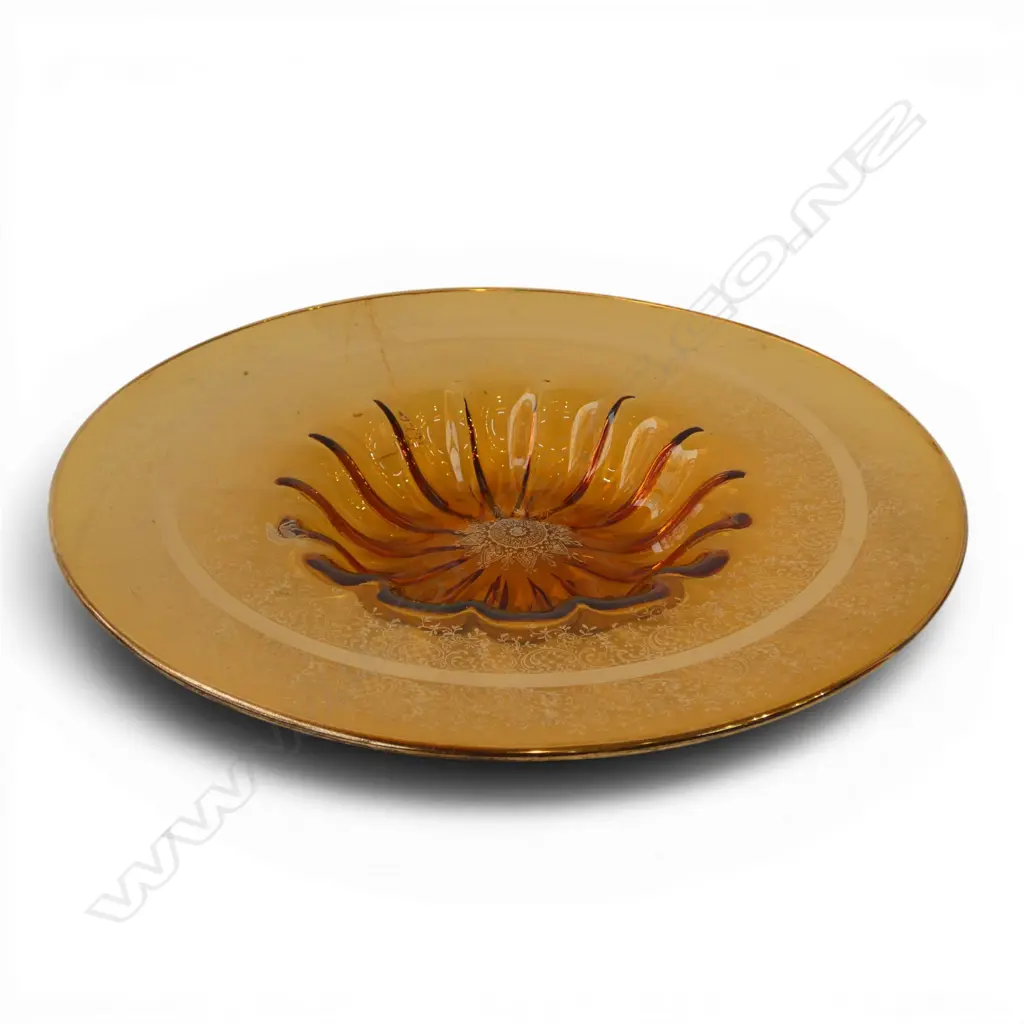 VENETIAN ART GLASS BOWL 315mm dia Image 1++