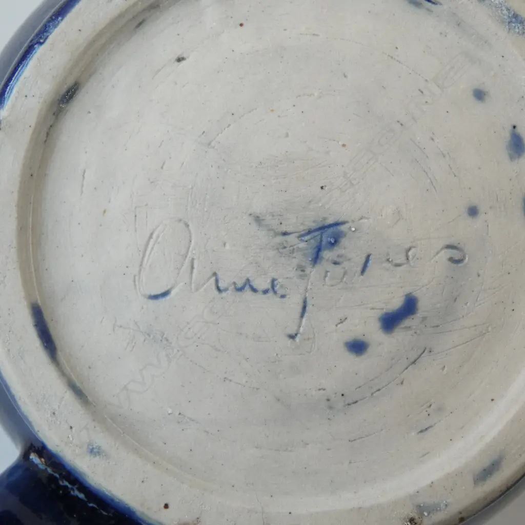 OLIVE JONES BLUE JUG H.100mm Image 1++