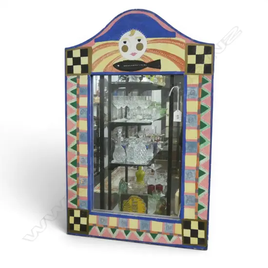 HARLEQUIN PAINTED WALL MIRROR H760MM