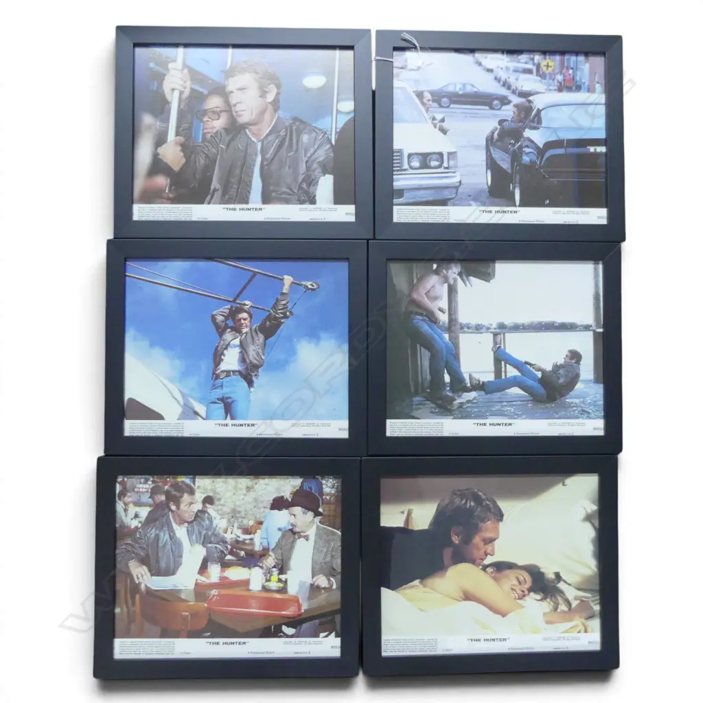 SET OF 5 DAYBILL COLOUR THE HUNTER MOVIE POSTERS H200 W240MM Image 1++