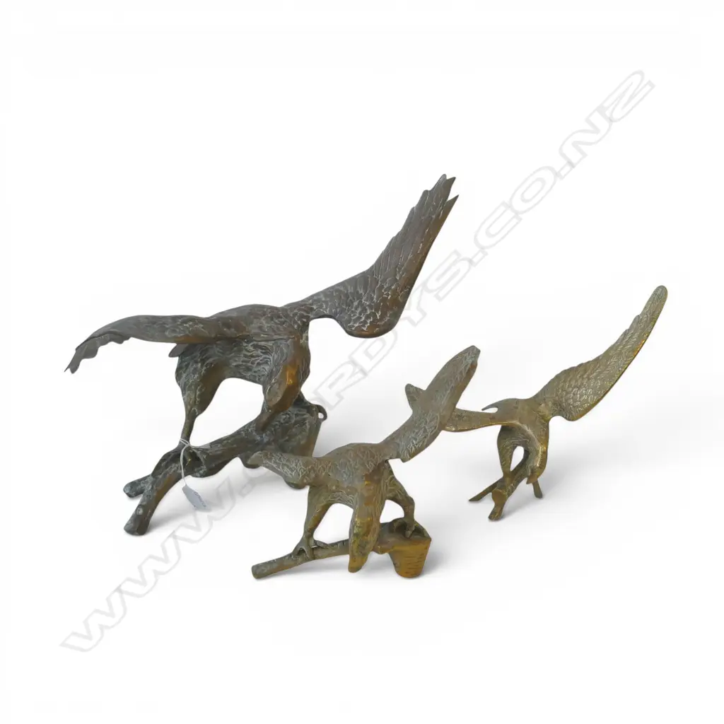 THREE BRASS EAGLES’ H.500mm Image 1++