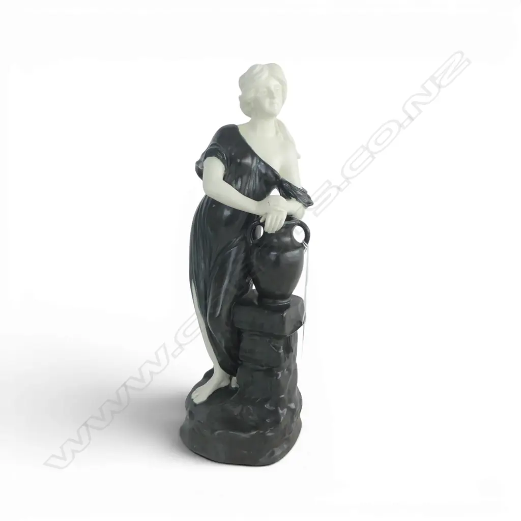 ART NOUVEAU WATER GIRL FIGURINE DESIGNED BY BERNARD BLOCH C1900 H350MM Image 1++